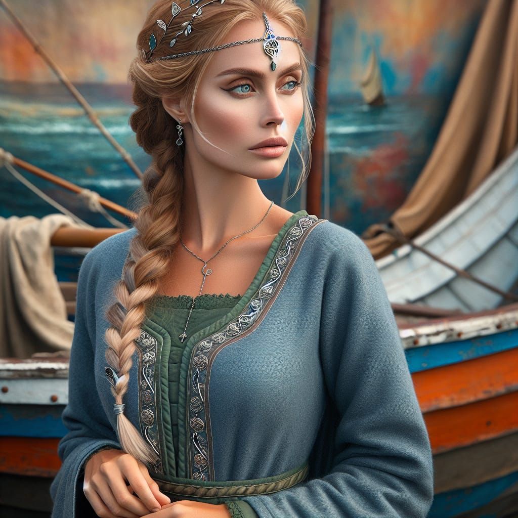 Hludana, Germanic Goddess of the Fisherman's Bounty