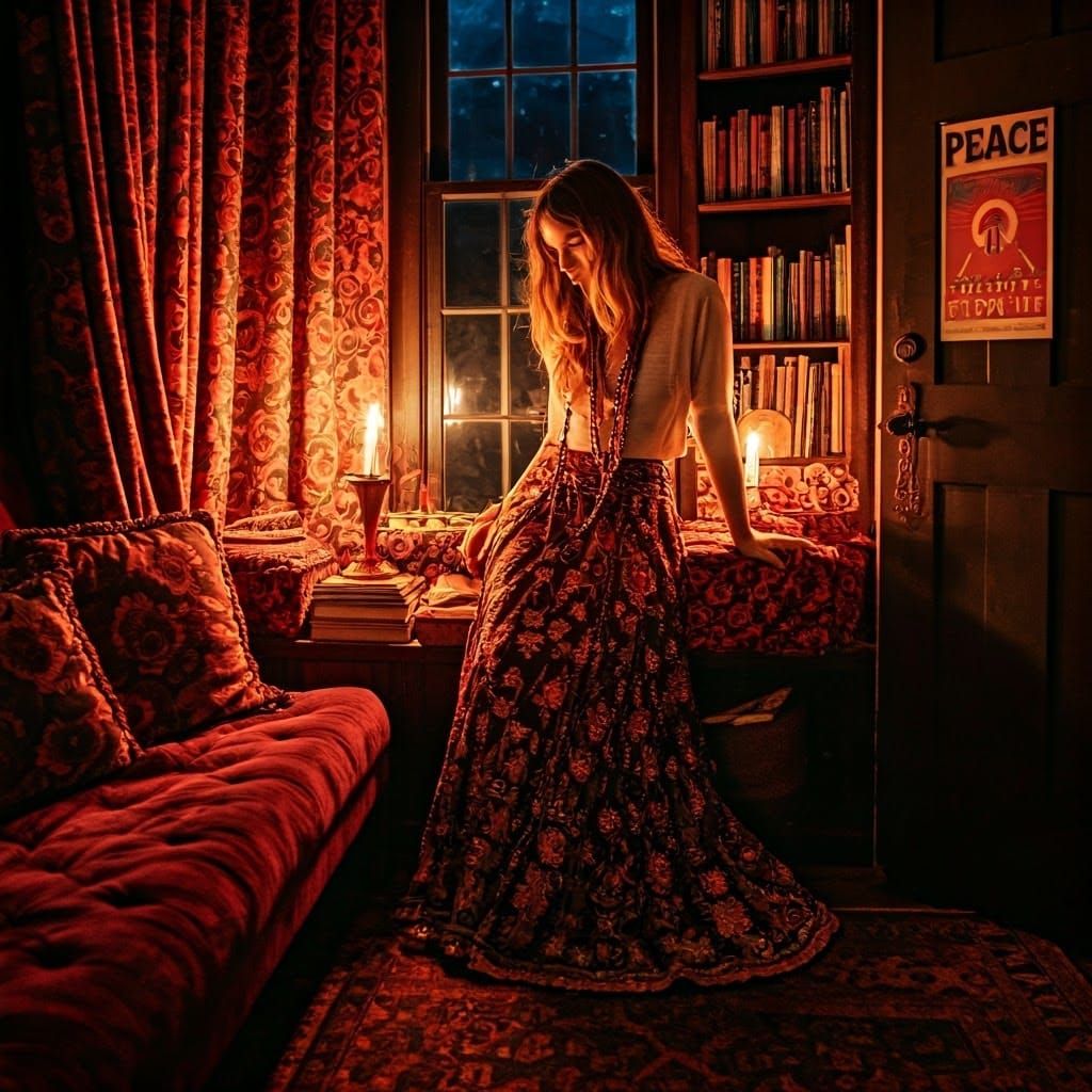 Cozy Bohemian Haven by Candlelight