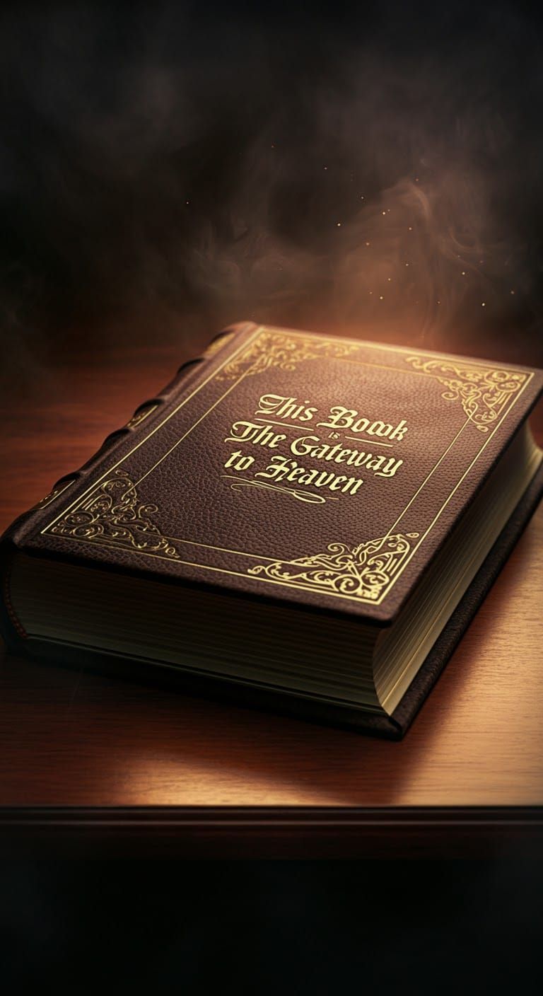 Exquisite Book: Gateway to Heaven in 3D CGI