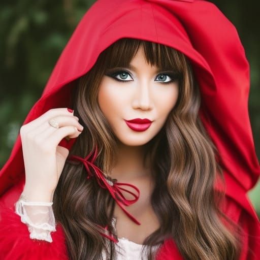 Contemporary Little Red Riding Hood Illustration