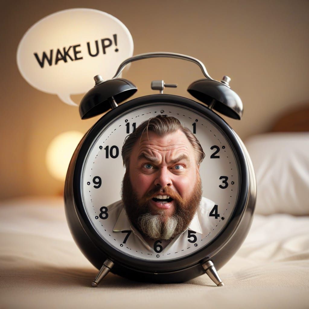 Brian Blessed alarm clock