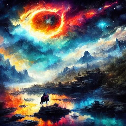 Moonlit Sailboat in Anime Style