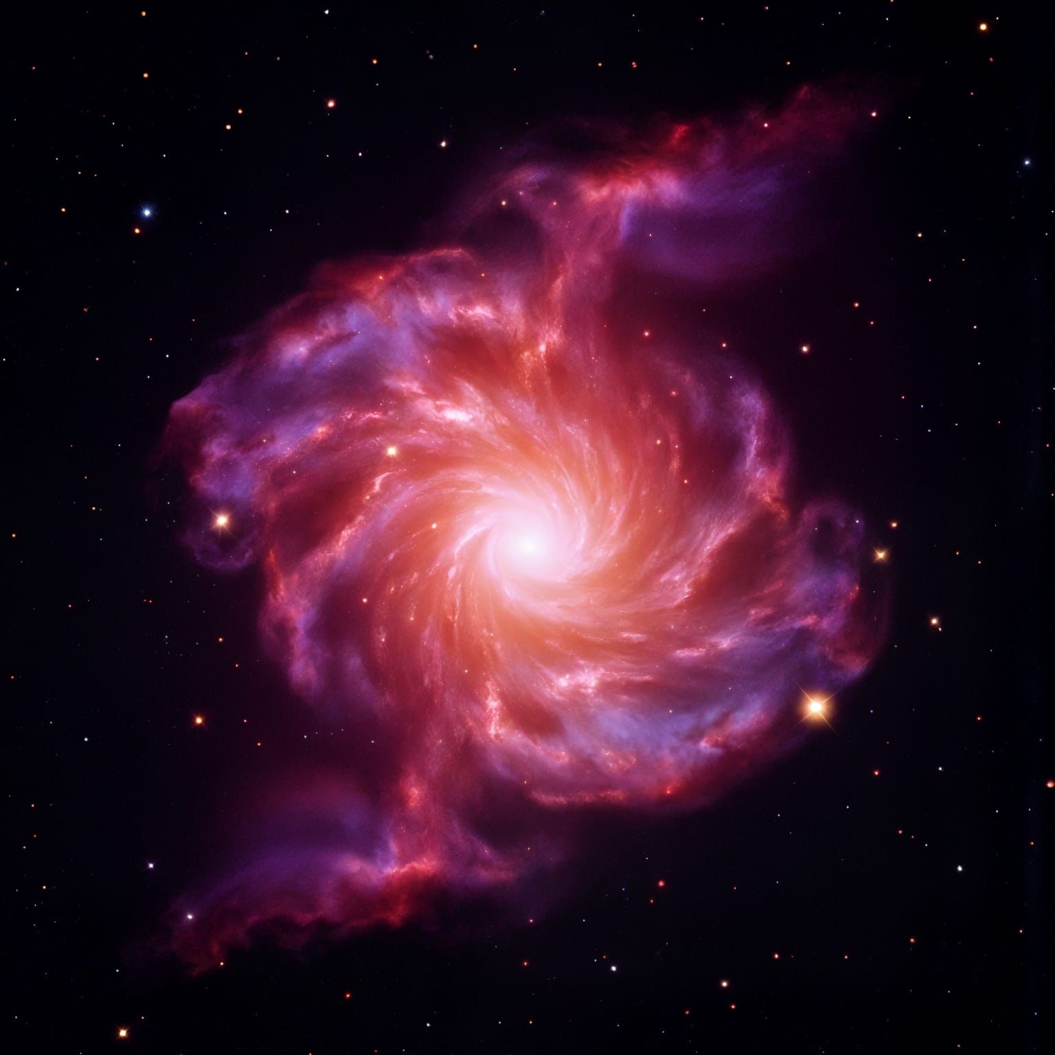 Cosmic Rose Blooms in Vibrant Colors