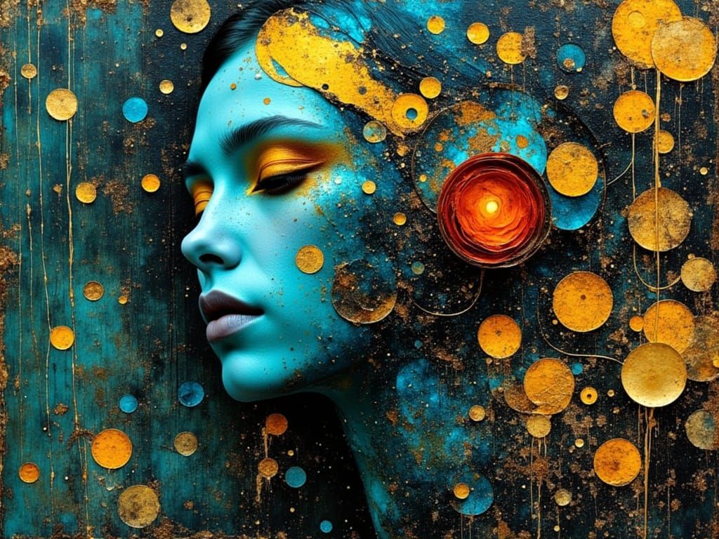 Surreal Dreamscape with Marionette Figures