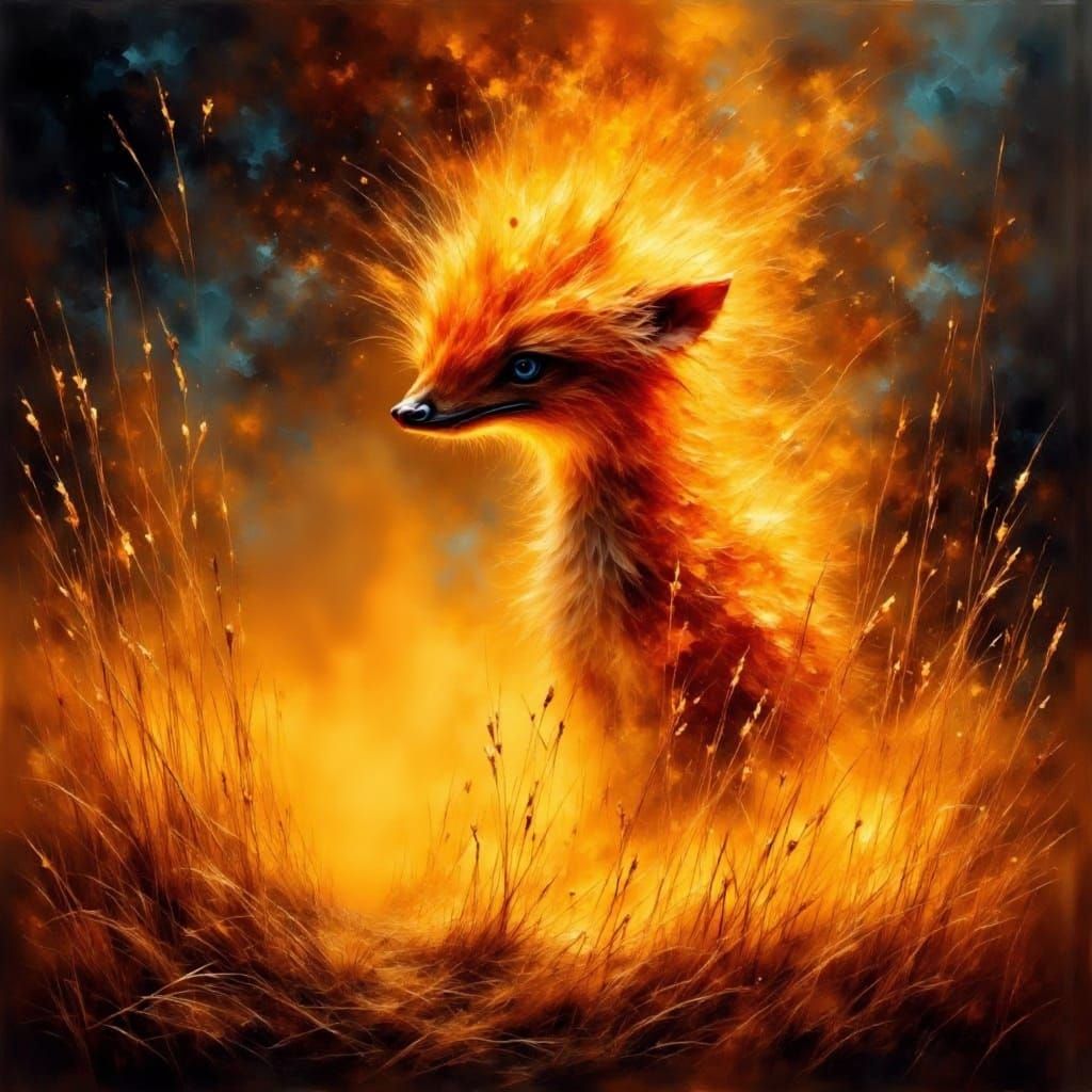 Fox Image Generated From Simple AI Prompt