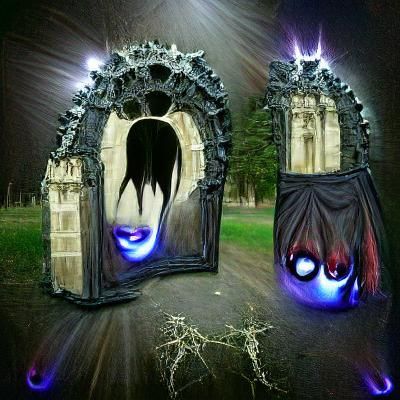 Nightmare Gothic Portal: A Dark Fantasy Vision