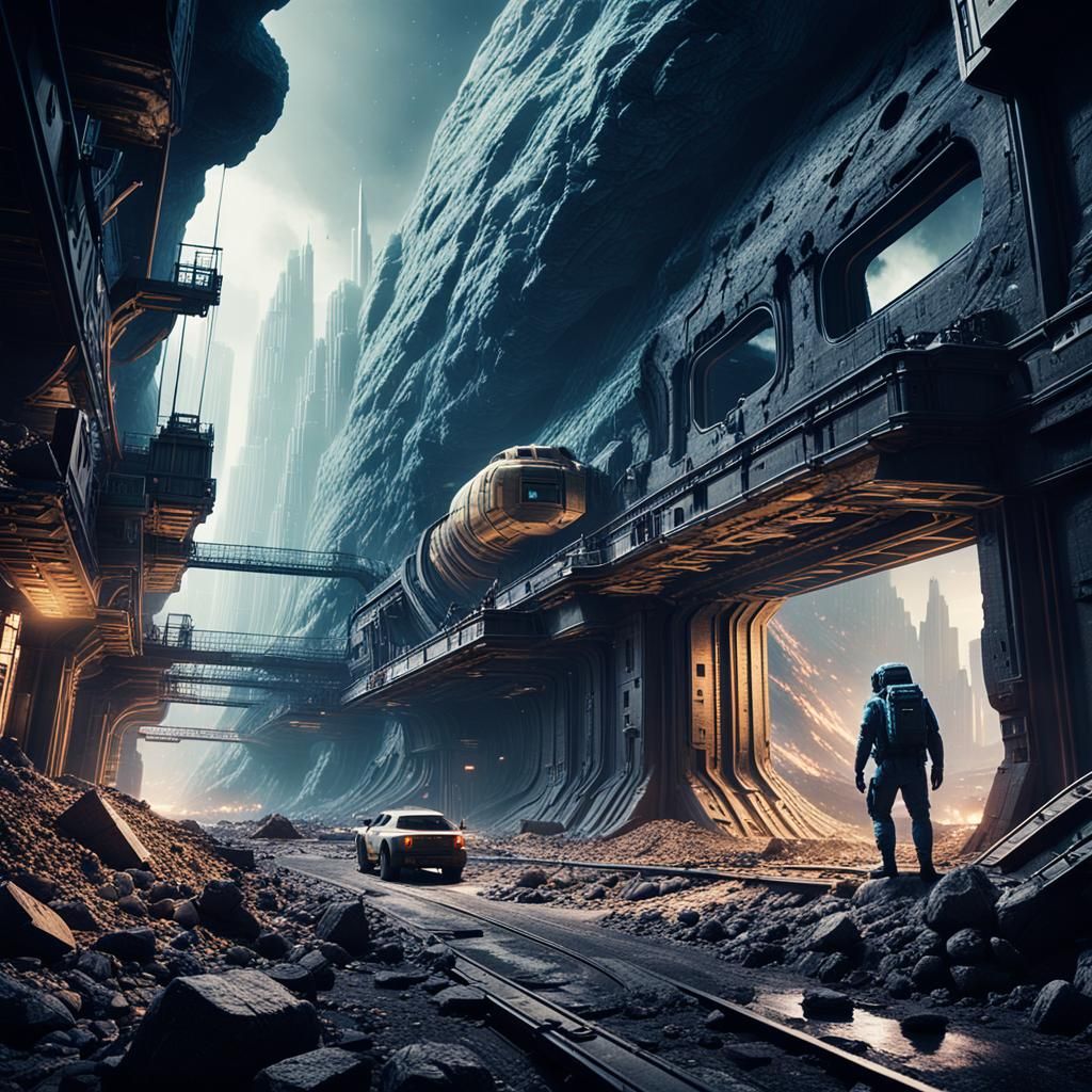 Asteroid City: A Dramatic Cinematic Still