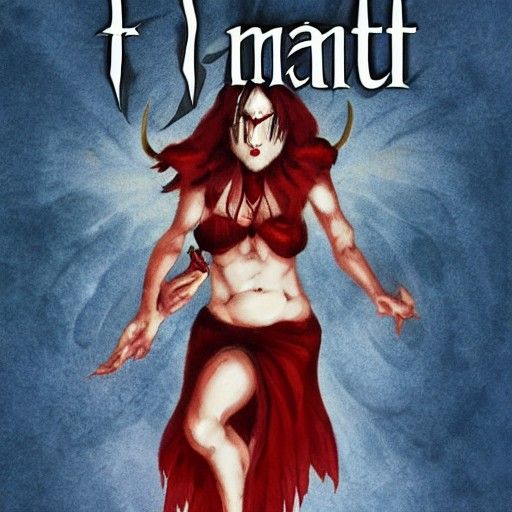 Stylized Female Satan AI Generated Image