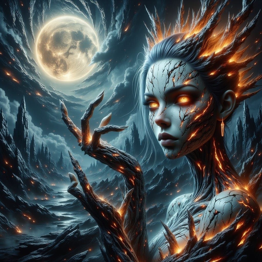 Whimsical Eerie Ghost Figure in Distressed Vintage Aesthetic