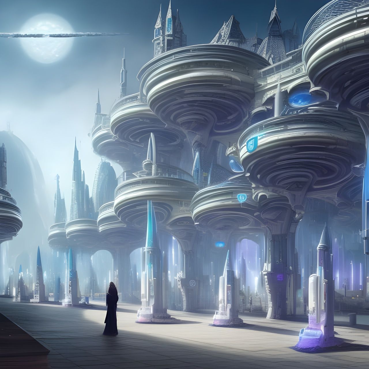 Ethereal Elf Train Station in Fairycore Style