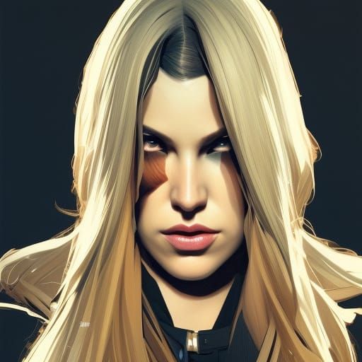 Black Canary Portrait in Artgerm Style