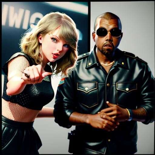 Celebrity Wink: Arrest Photo in Photorealistic Style