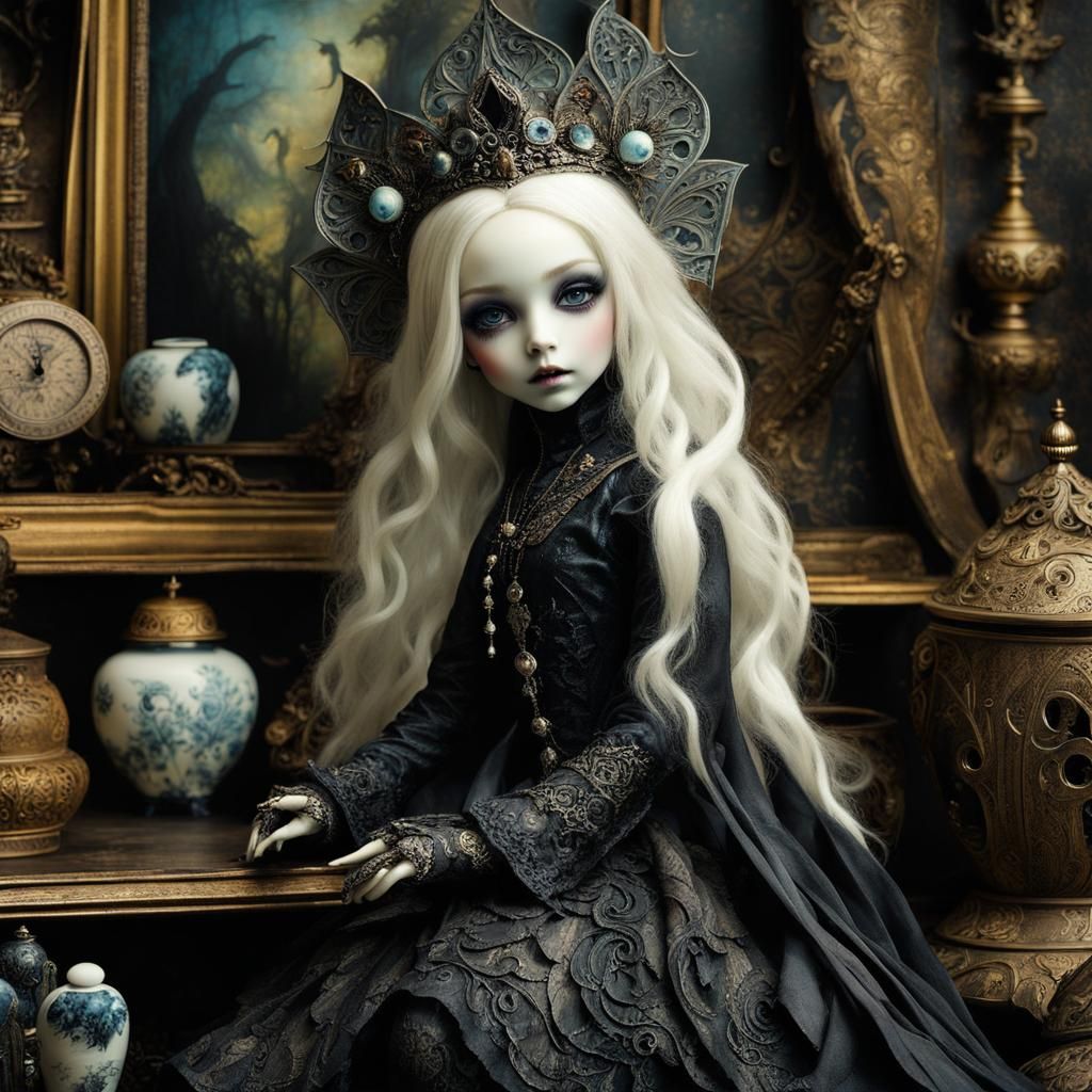 Gothic Banshee doll
