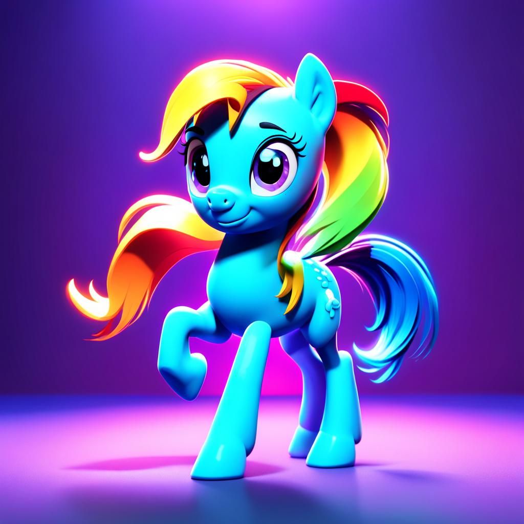 My Little Pony: 3D Digital Art in Pixar Style