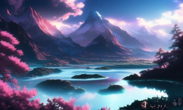 Anime Key Visual: Harmony of Opposites in Nature