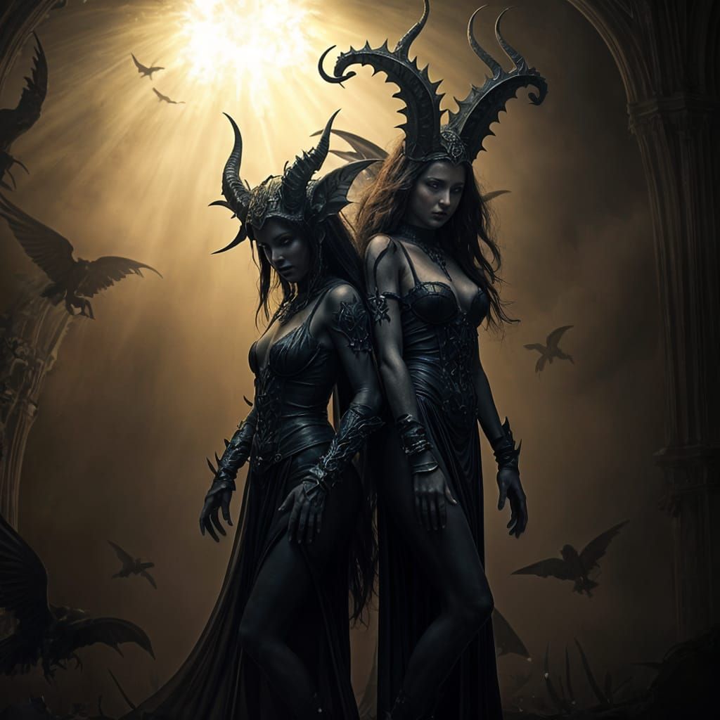 Incubus and Succubus: AI Interpretation