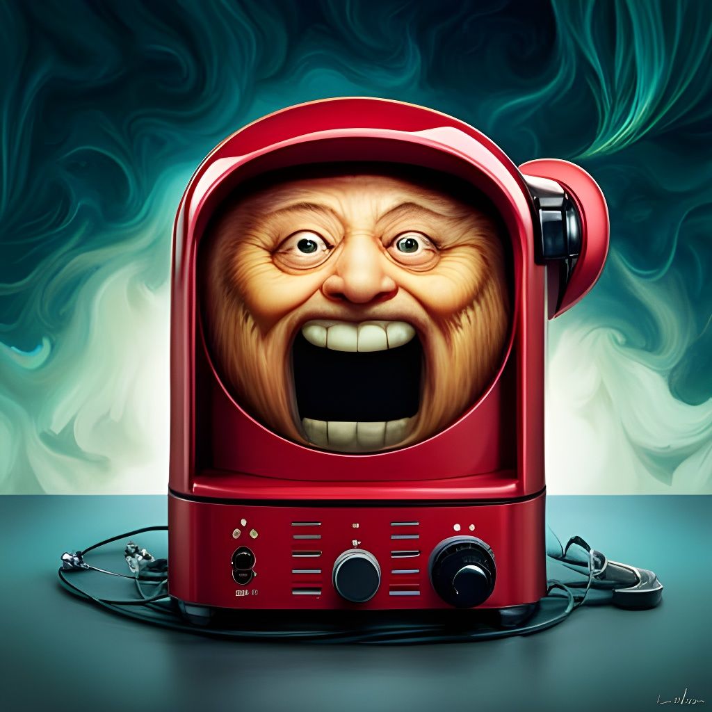 Laughing Toaster: A Borderland Fantasycore Artwork