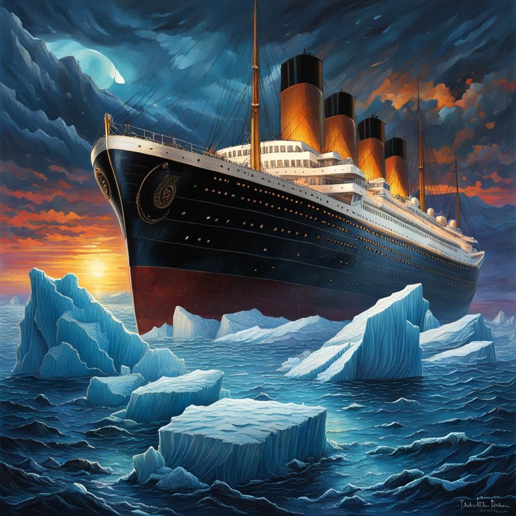 "The Titanic - choppy waters"