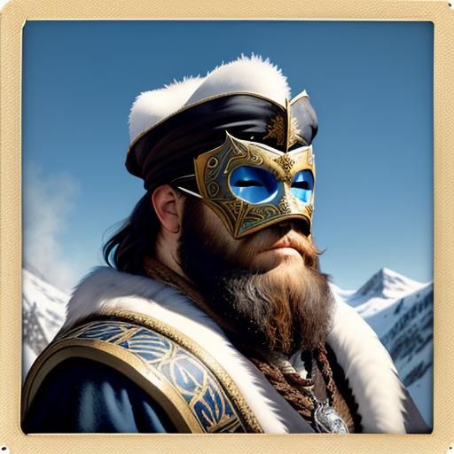 Yeti Voyageur Portrait in Renaissance Style