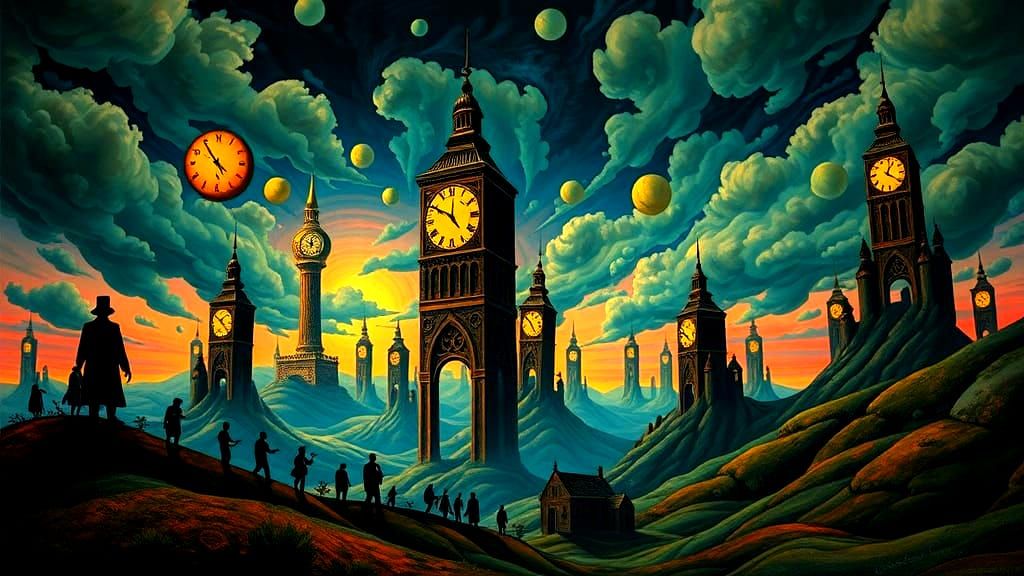 Abstract Surrealism Generated by Artificial Intelligence