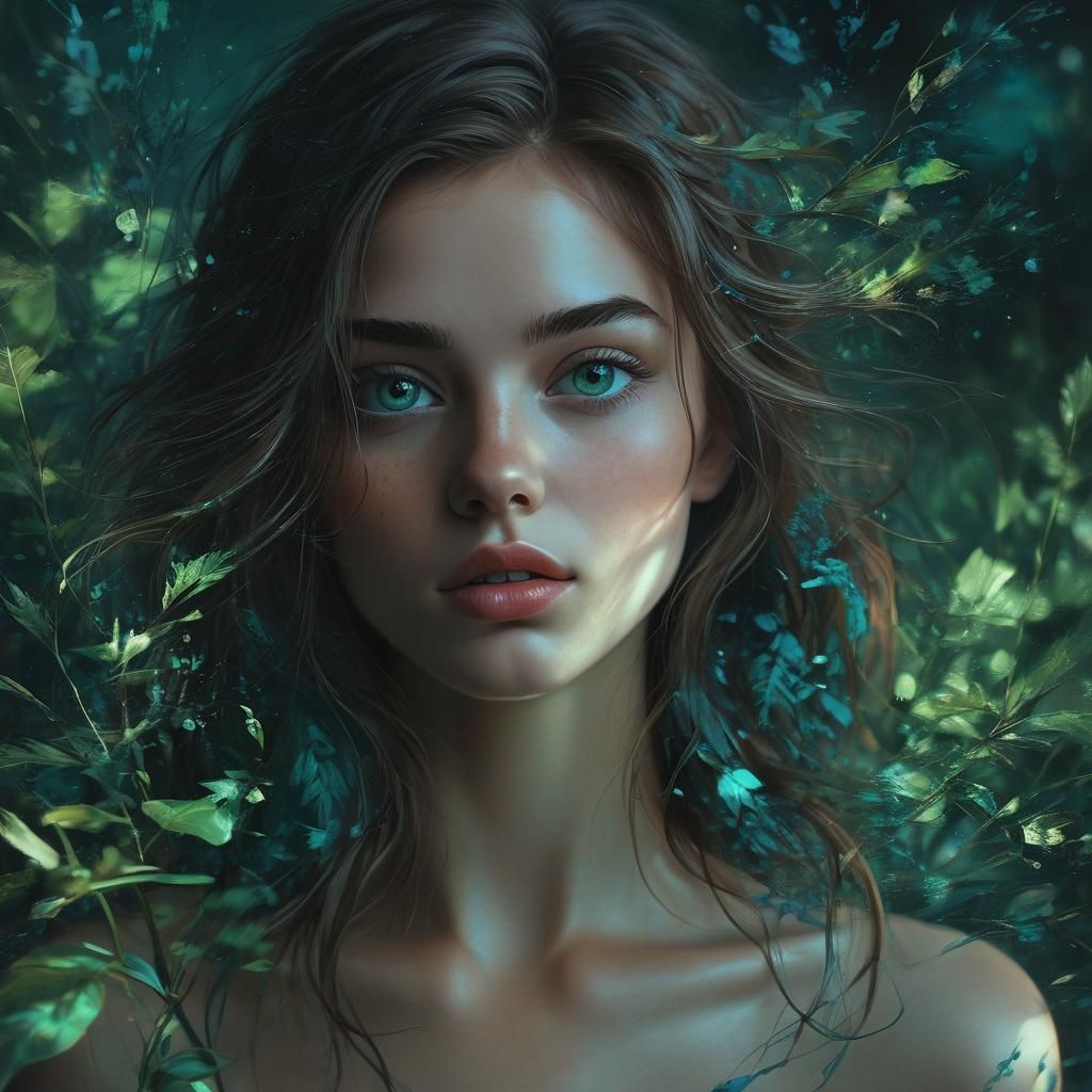 Mesmerizing Green Eyes