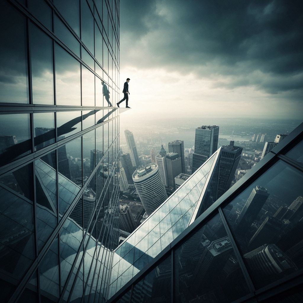 Skyscraper Edge: Hyperreal Urban Still Life