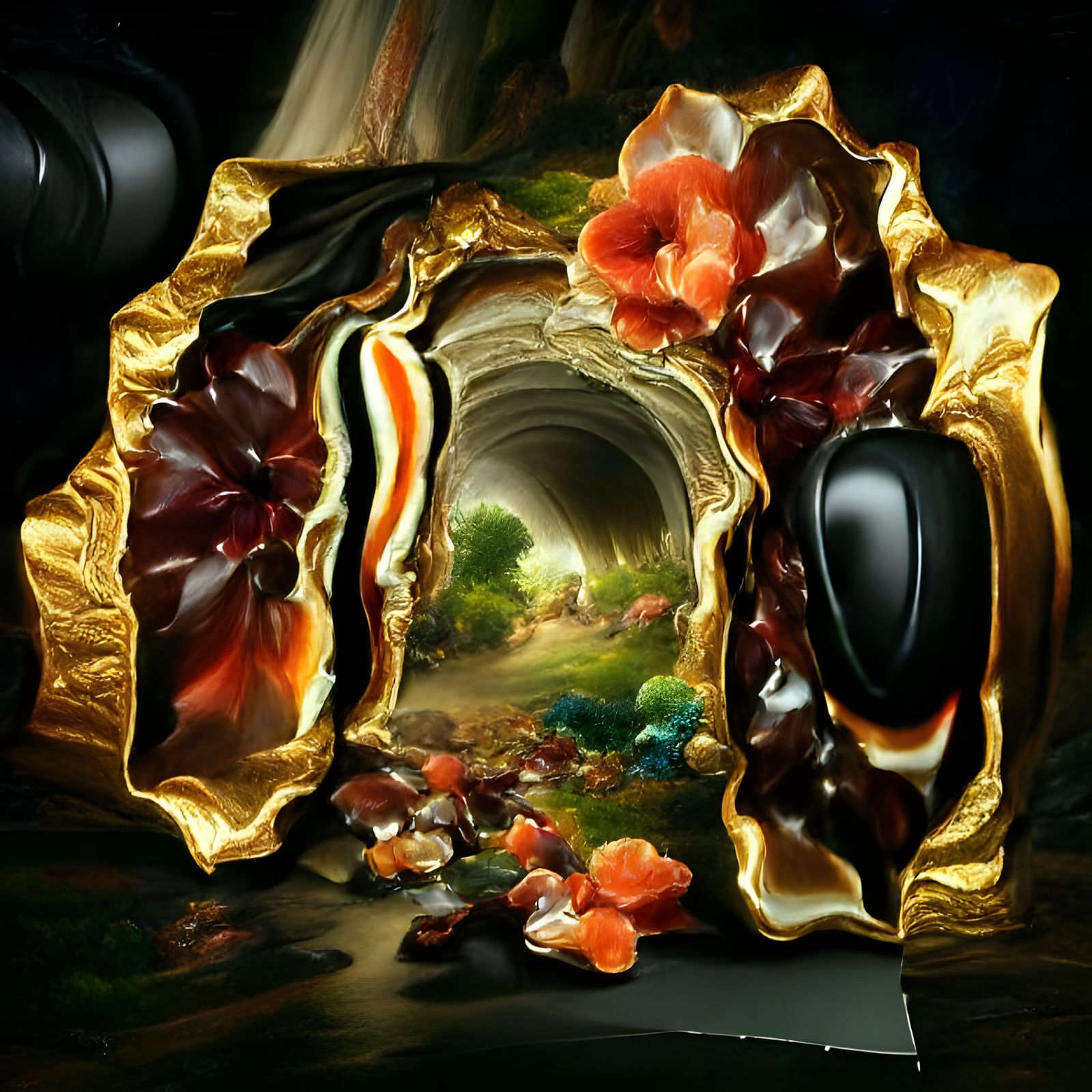 Subterranean agate tunnels lead to exciting places