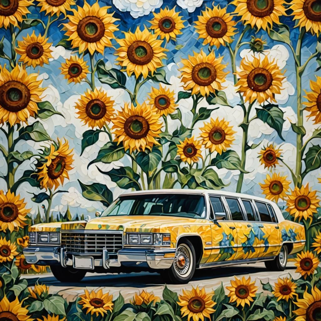 Van Gogh Cadillac Limousine