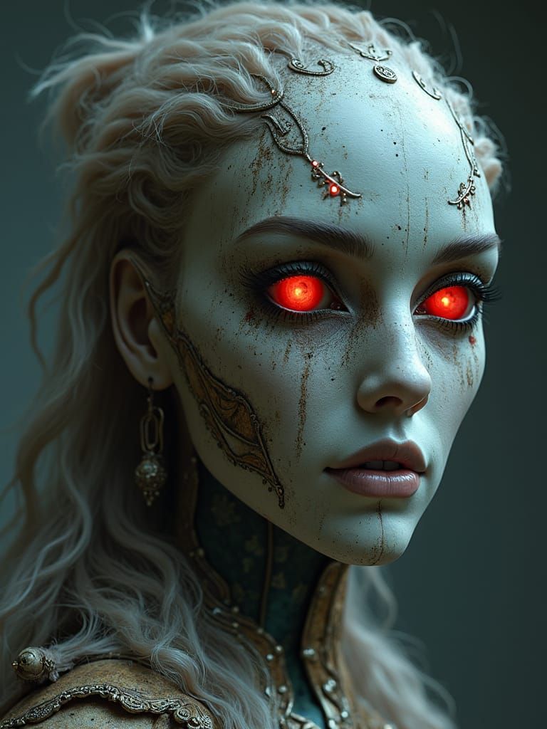 Space-Fi Masquerade: A Surreal AI Dreamscape