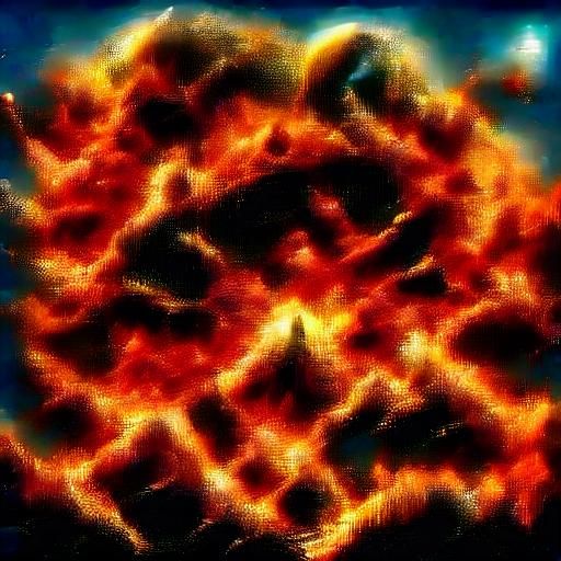 Surreal Las Vegas Landscape in Rococo-Horrorcore Style