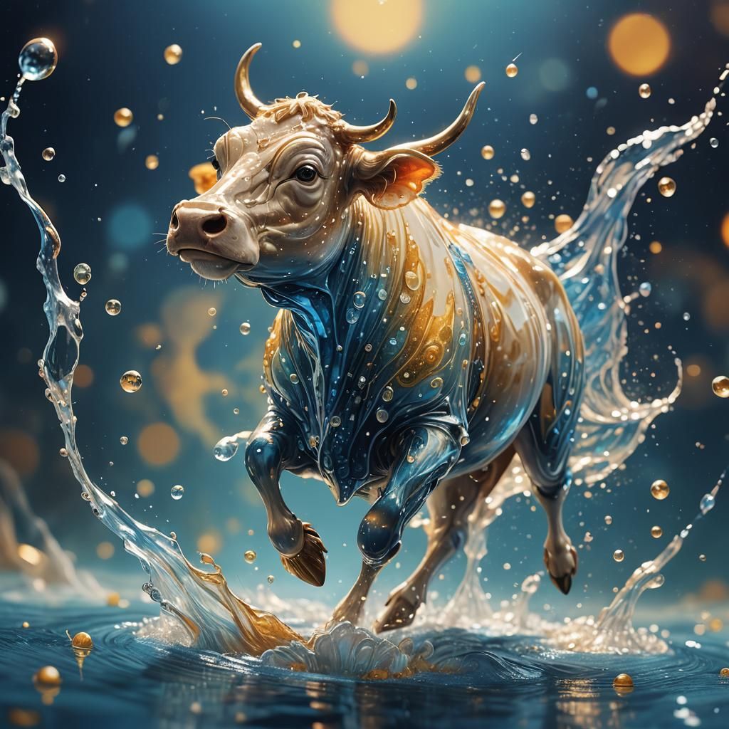 Translucent Water Cow Concept Art
