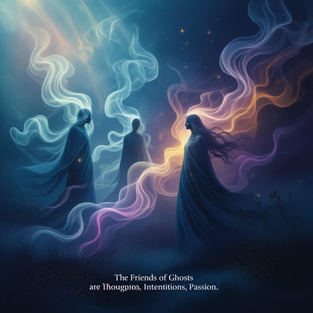 Surreal Dreamscape of Thoughts, Intentions, and Passions