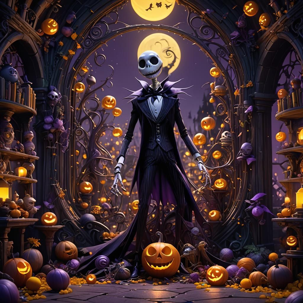 Nightmare Before Christmas: Dark Fantasy Pumpkin King