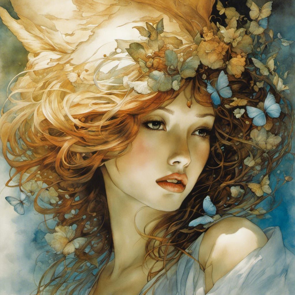 Girl in Golden Age Comic Style Illustration