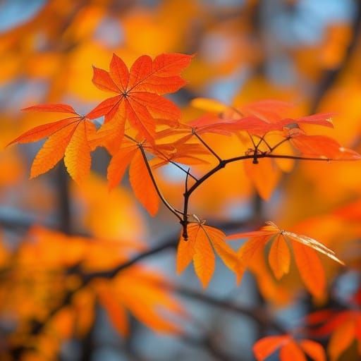 Autumn Road: A Colorful Display of Fall Foliage