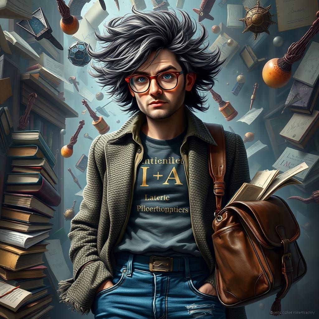 Scholar in Whirlwind of Chaos: A Study of Unbridled Genius