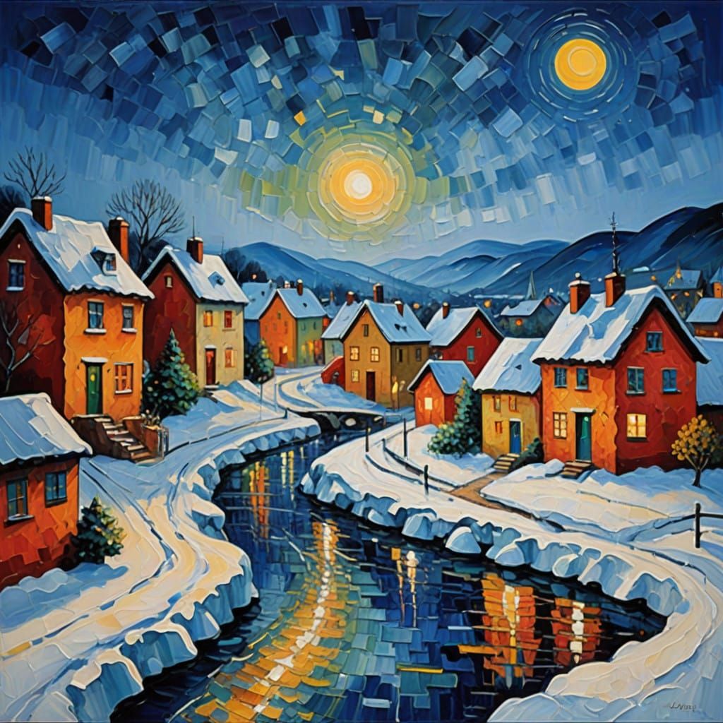 Christmas Homes Aglow in Vibrant, Dreamy Light