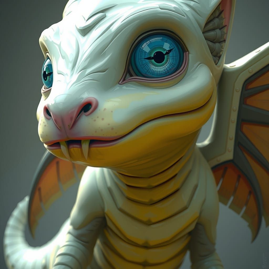 Adamaï with Exaggerated Features in Concept Art Style