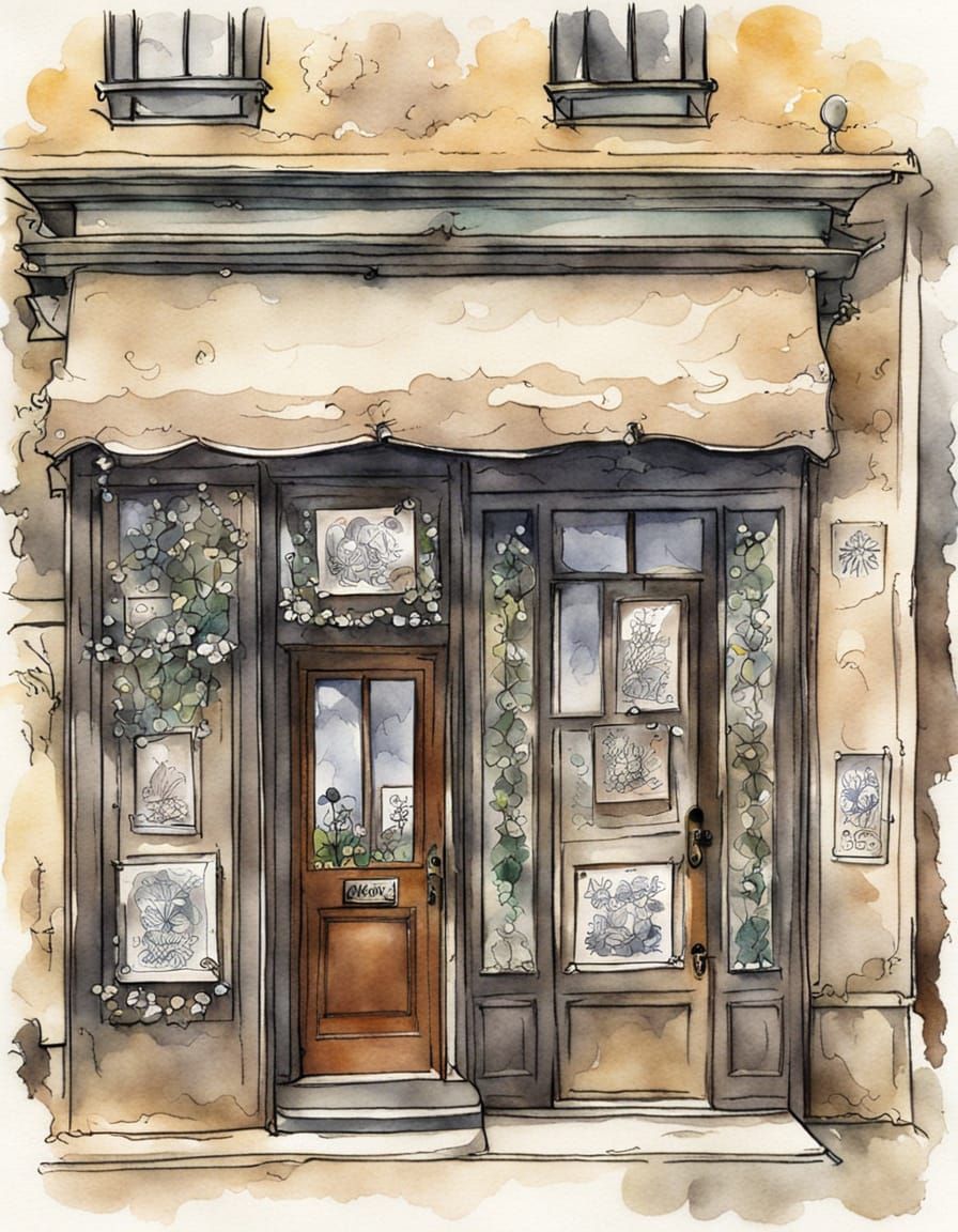 Whimsical Crystal Shop in Enchanted Landscapes