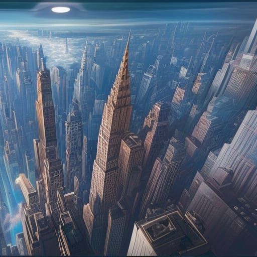 New York City in 3000: Epic Digital Matte Painting