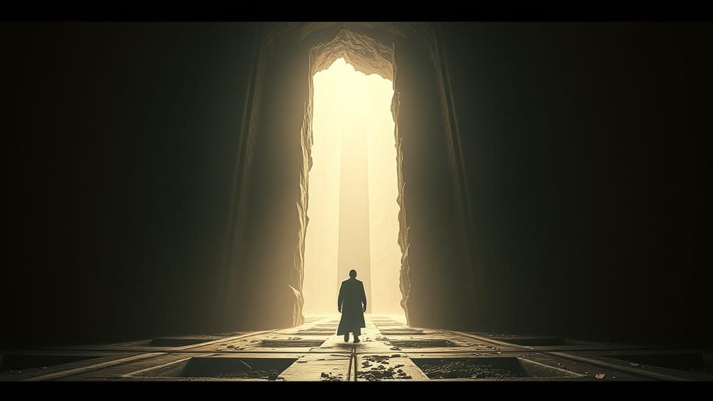 Epic Cinematic Portal Scene