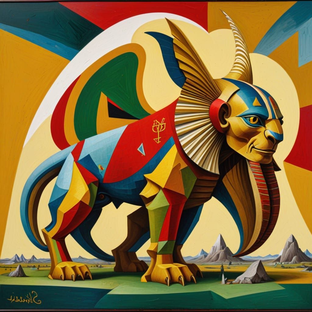 A Bizarre Hieronymus Bosch-Inspired Giant Sphinx