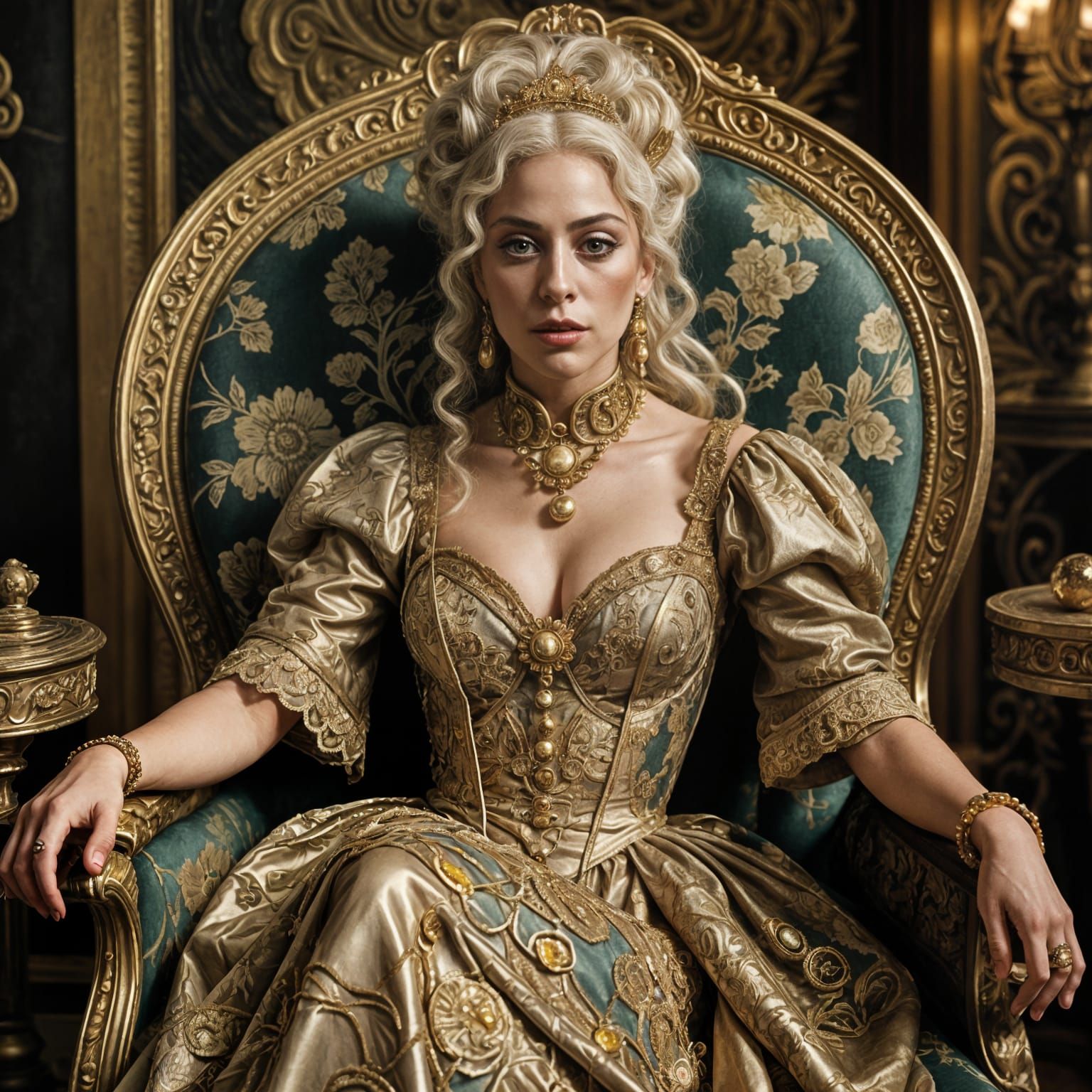 Lady Gaga as 1920s Art Deco Muse