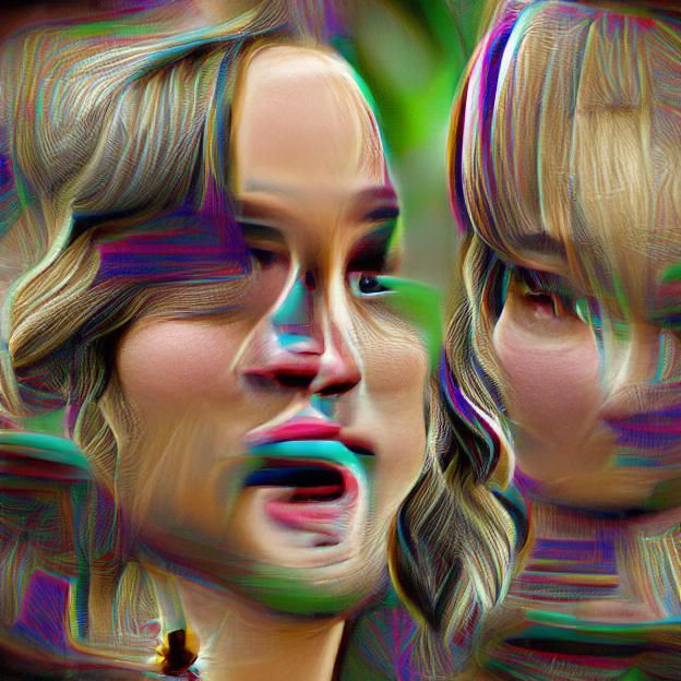 Surreal 8k Rendering of Two Actors