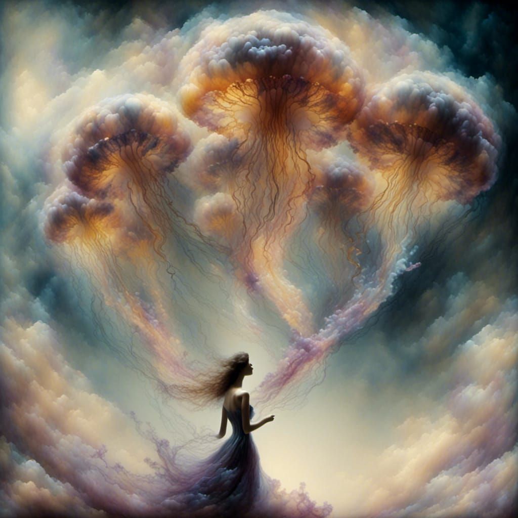 Surreal: Migration of Jellyfish.