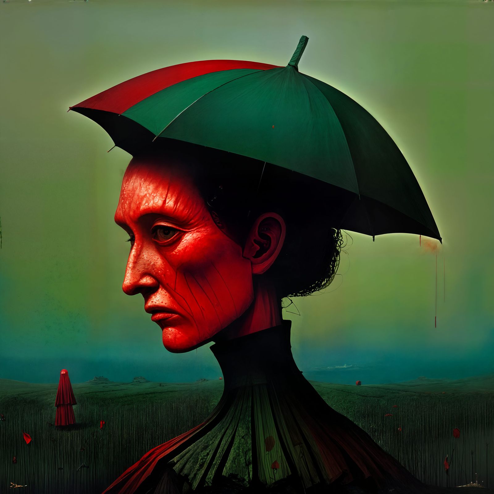 Beksinski's Umbrella