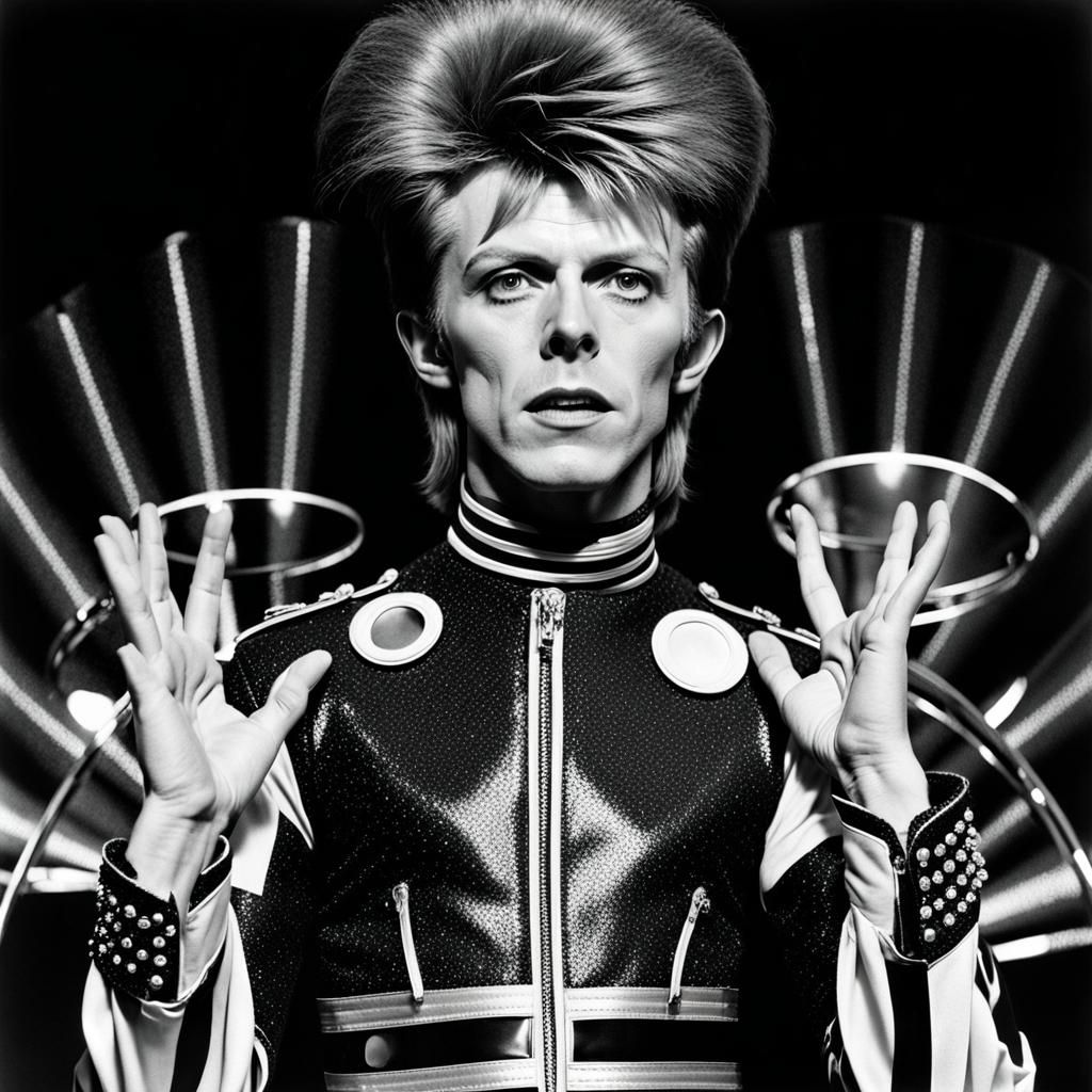 Ziggy Stardust High Fashion Editorial, 1969