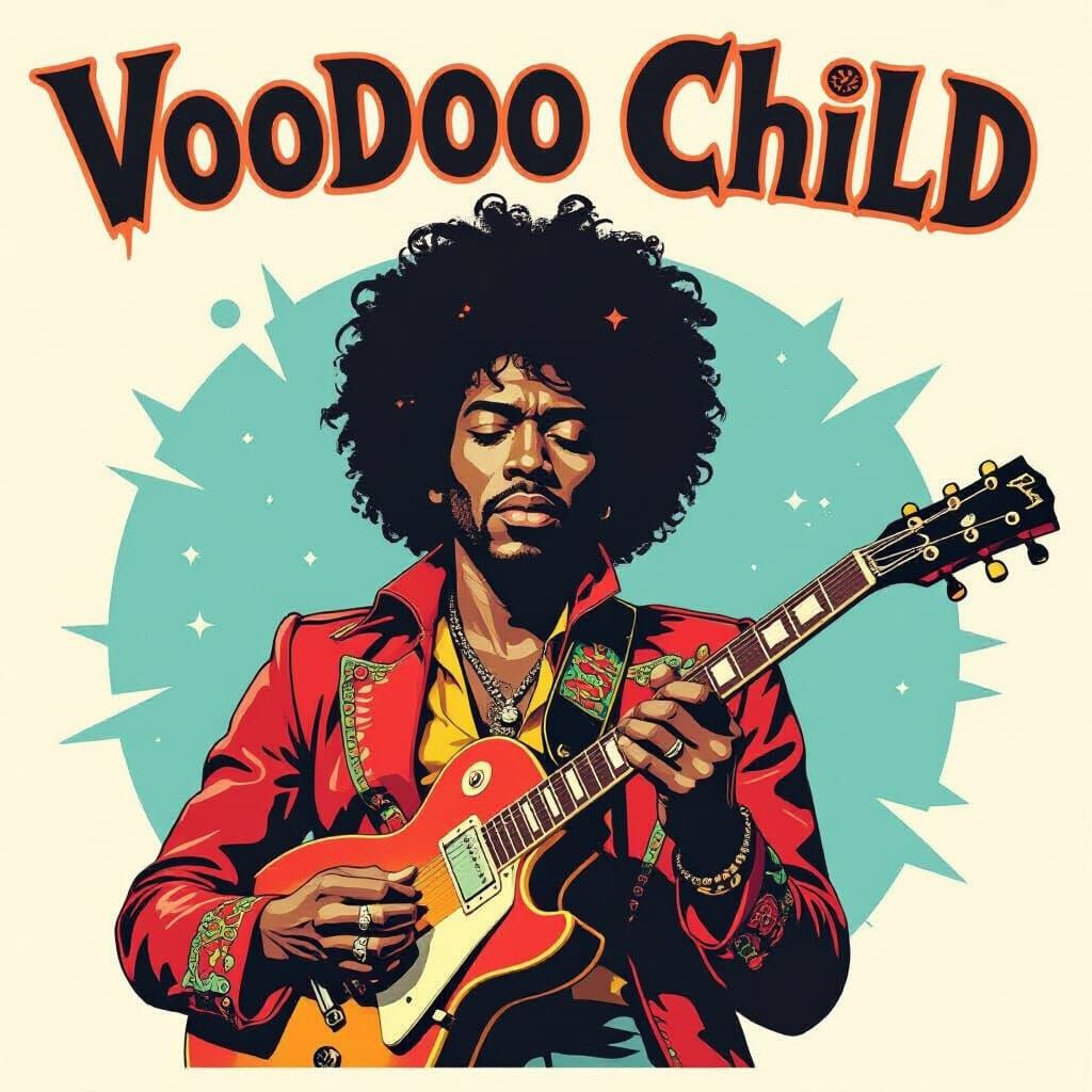 Mystical Voodoo Child Illustration