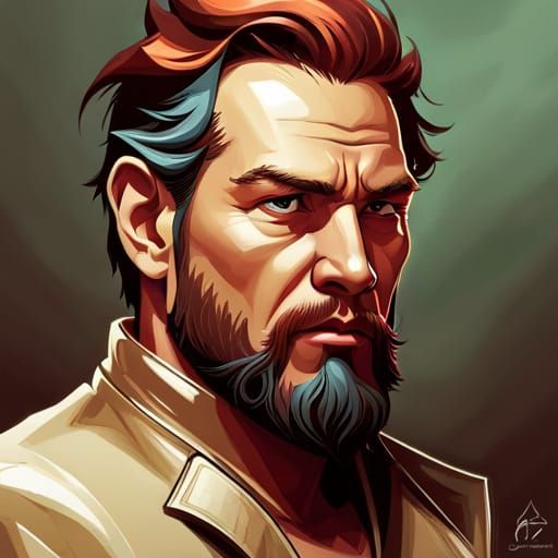 Detailed Fisherman Portrait in Hyperrealistic Style