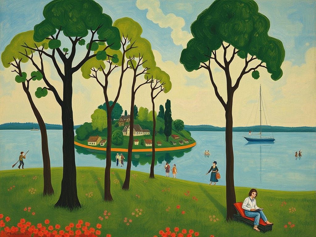 The Island of La Grande Jatte  . . . Open Prompt